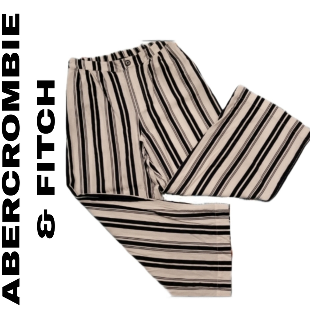 ABERCROMBIE AND FITCH Wide Leg Cropped Pants